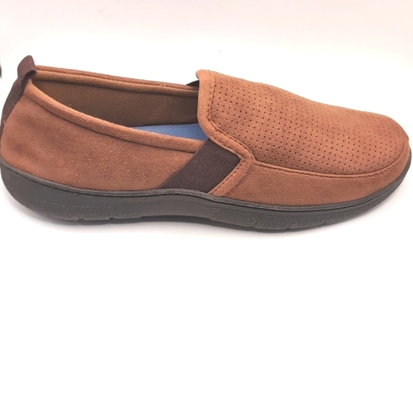 NWOT Men's Dearfoams Cozy Comfort Slippers Size 11-12 Large - Picture 7 of 9